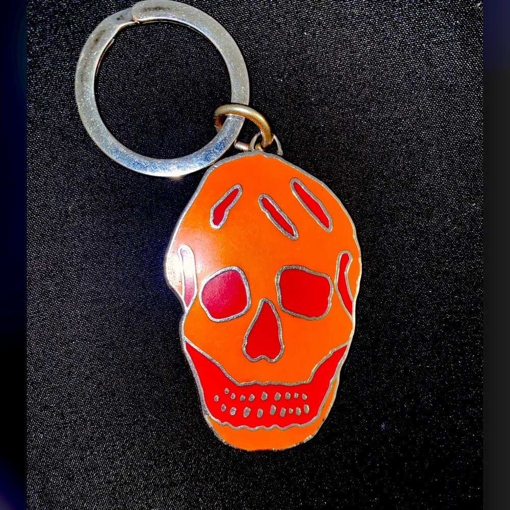 Alexander McQueen skull keychain
